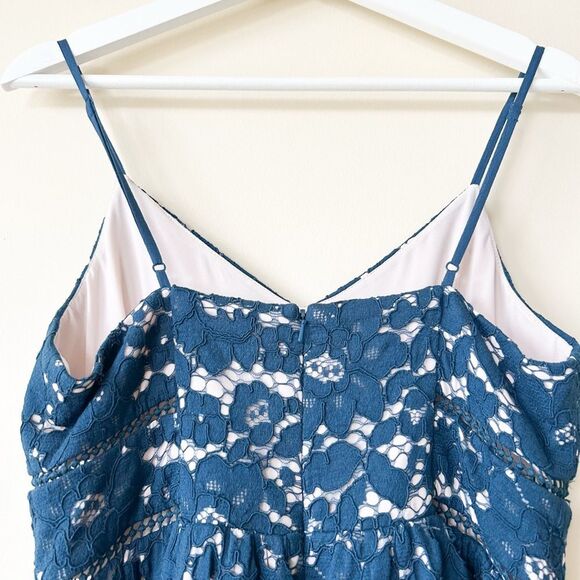 Babaton Aritzia Braylin Marigold Lace Overlay A-Line Midi Dress - Picture 7 of 7